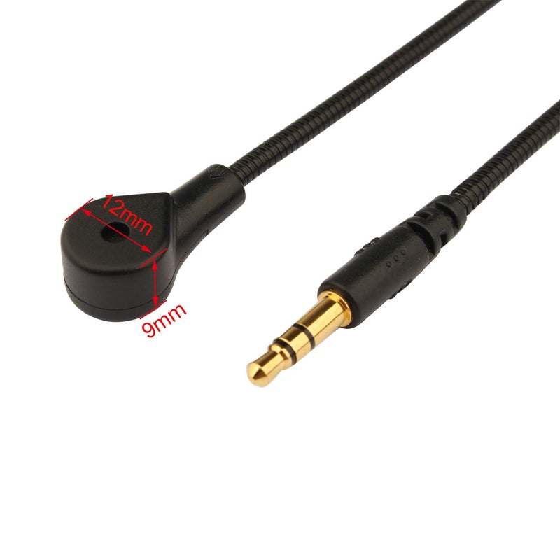 Futheda 3.5mm Replacement Game Mic Boom for Turtle Beach Ear Force Gaming Headsets, Xbox One, PS4, Switch, Mac, PC - Image 3